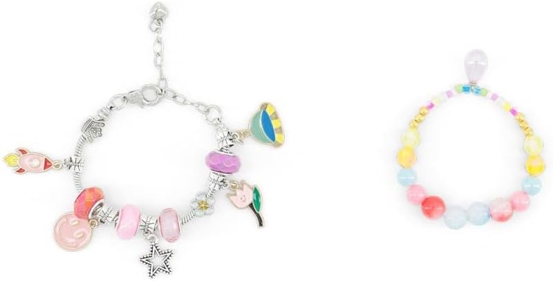 Fulla Bead & Bling 3-in-1 Jewelry Kit with 1388 Colorful Beads, Charms & Strings, DIY Necklace, Bracelet, Hair Accessories Making Set for Girls, Ages 3+, Creative Gift - Image 3